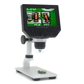 1Set מיקרוסקופ דיגיטלי מעמד מתכת 4.3 אינץ ' LCD HD וידאו הלחמה/ תיקון טלפון מיקרוסקופ Usb מיקרוסקופ האיחוד האירופי Plug
