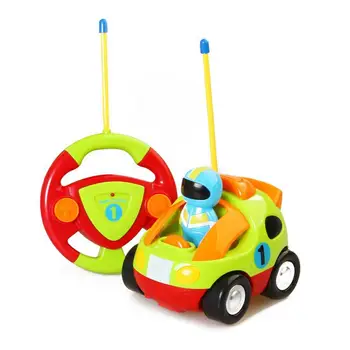 קריקטורה מכונית צעצוע עם מוסיקה אור חמוד להסרה בובות מיניאטורי המשטרה-רכב אינטראקטיבי להיסחף צעצוע בשלט רחוק מכונית צעצוע