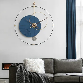 מודרני בסלון שעון קיר גדול מנגנון נורדי האמבטיה שעון מטבח וינטג ' רטרו Y Hogar Decoracion קיר בעיצוב WWH30XP