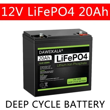 Batería recargable דה fosfato de hierro y litio פארא ילדודס, batería LiFePo4 דה 12V, 20Ah, 12V, 24V, פארא קטנועים, barcos, מנוע