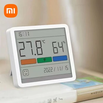 Xiaomi דוקה LCD דיגיטלי שעון Hygrothermograph מדחום מקורה לחות שולחן עבודה שולחן צג טמפרטורה מד לחות