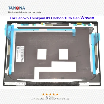 מקורי חדש AQ29R000400 שחור על Lenovo Thinkpad X1 Carbon 10 Gen 2022 העליון במקרה Lcd הכיסוי האחורי מכסה אחורי מכסה ארוגים