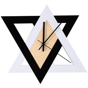 נורדי אישיות שחור ולבן יצירתי שעון קיר וינטג ' אילם מינימליסטי דקורטיביים השעון
