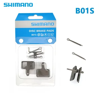 Shimano 1/2 זוגות B01S רפידות בלם MTB Semimetal דיסק בלם רפידות עבור MT200 M375 M395 M575 M475 M465 M485 M495 M525 אופניים בלם