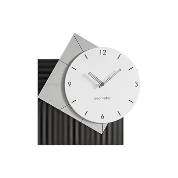 נורדי עיצוב הבית שקט שעון קיר הסלון קישוט אמנות קיר שעון עיצוב מודרני גדול השעון