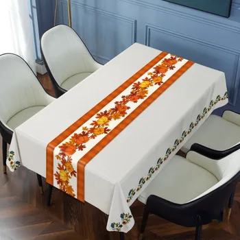 מצעים מודפסים המפה נורדי מייפל ליף סלון שולחן אוכל דגל מסעדה מערבית קפה שולחן הדגל