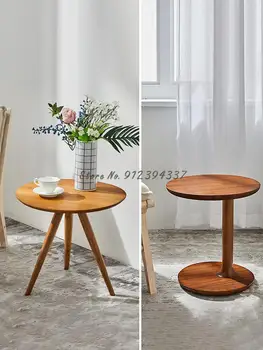 תה טבלה פשוטה המודרני סלון קטן שולחן עגול מיני משפחתי קטן ספה שולחן צד ביתיים פשוטים שולחן לילה קטן