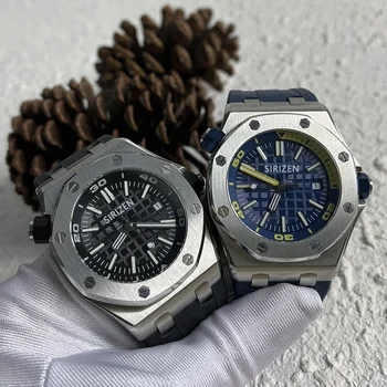 גברים יוקרה של שעונים מקורי המותג העצמי-הרוח מכאני שעון יד זכר שעון 30M עמיד למים לוח שנה אוטומטית שעונים לגברים