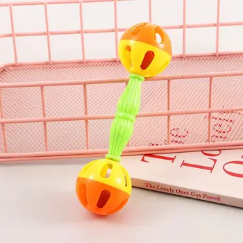 יצירתי חלול ביס עמיד אינטראקטיבי ציפור תוכי צעצועים ללעוס בל לעיסת הכדור