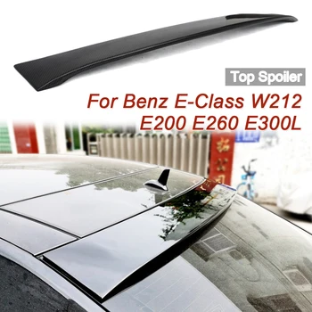 על מרצדס E-Class W212 4-הדלת האחורית העליונה ספוילר E200 E260 E300L ABS גג שחור מבריק הזנב כנף אביזרי רכב 2010 2011 2012-2016