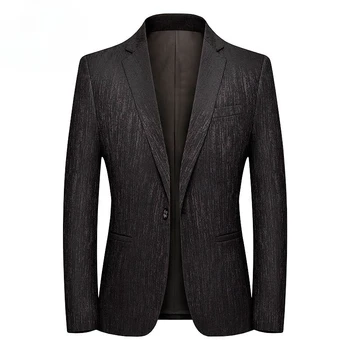 Mens מעיל ז ' קט 2023 האביב החדשים חכם מזדמן אופנה קלאסי השד Slim Fit זכר החליפה המעיל קל משקל Brazer D90