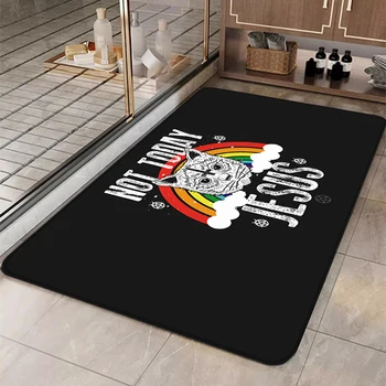 שטיחים השטן חתול בסלון מחצלות בבית החלקה מחצלת חמוד השטיח שטיחים הכניסה מדרס מותאם אישית, מטבח, שטיח אמבט רגל תפילה הדלת
