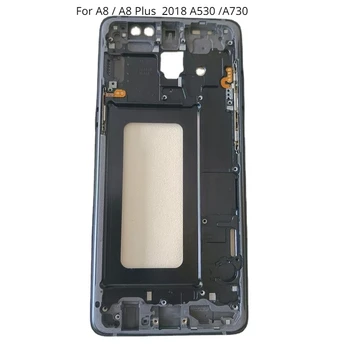 האמצעי מסגרת לוחית לוח דיור כיסוי עבור Samsung Galaxy A8 A8 בנוסף 2018 A530 A730 חלקי חילוף