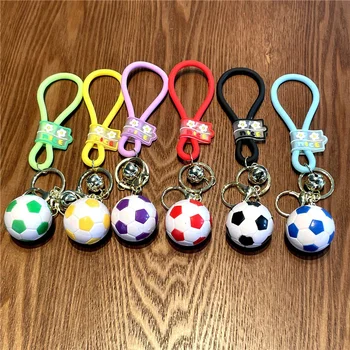 כדורגל חדש מחזיק מפתחות הספורט מחזיק מפתחות קסמי התיק כדור כדורעף מפתח טבעת מחזיק כדורעף מתנות לשחקנים Keyring