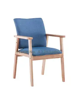 סיני רטרו כיסא האוכל הנורדי עץ מלא הכיסא קפה מסעדה משענת יד הכיסא למבוגרים שולחן מחשב כיסא