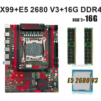 X99 Gaming לוח האם צרור עם XEON E5 2680 V3 מעבד ו-16GB DDR4 RAM עבור ביצועים מיטביים