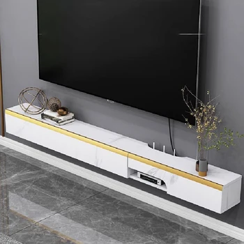 תצוגה מודרנית טלוויזיה ארון סלון קפה נורדי ניידים, קונסולות הקבינט יוקרה Mueble סלון בלנקו הרהיטים בסלון