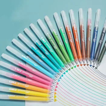 0.5 mm צבע ניטראלי העט 9pcs/חבילה תלמיד ממקור יומן יומן רב-צבע מים עט 4 סוגים