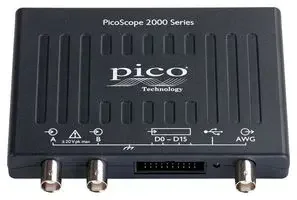 PICOSCOPE 2207B MSO פיקו 2207B MSO-PC USB אוסצילוסקופ דיגיטלי מפעילה, PicoScope 2000, 2+16 ערוצים, 70 MHz, 1 GSPS, 64 Mpts