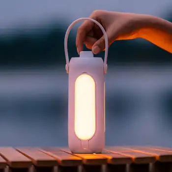 חיצונית מתקפלת קמפינג אורות USB לטעינה אוהל האווירה אור נייד תלוי בהדלקת המנורה 2 צבעים